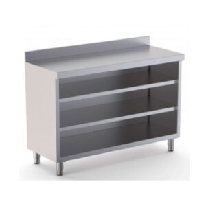 MUEBLE ESTANTERIA ACERO INOXIDABLE 2 ESTANTES CLIM
