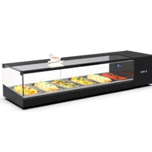 VITRINA REFRIGERADA SOBREMOSTRADOR TAPAS COMPACTO LOG SYL